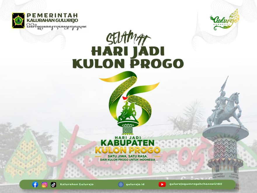 SELAMAT HARI JADI KABUPATEN KULON PROGO KE-75